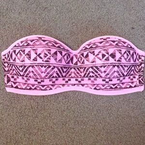 VS Pink Bandeau Size Small